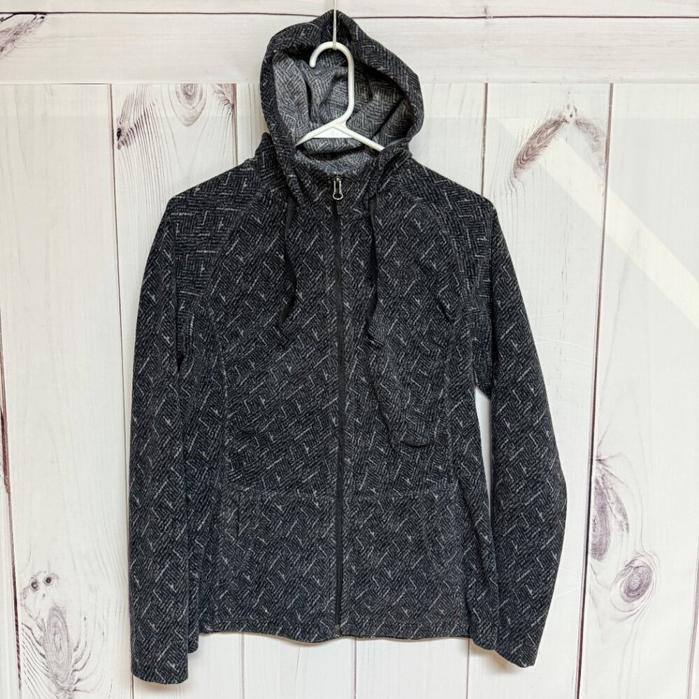 The North Face‎ Lightweight Fleece Hoodie Women’s Medium Charcoal EUC